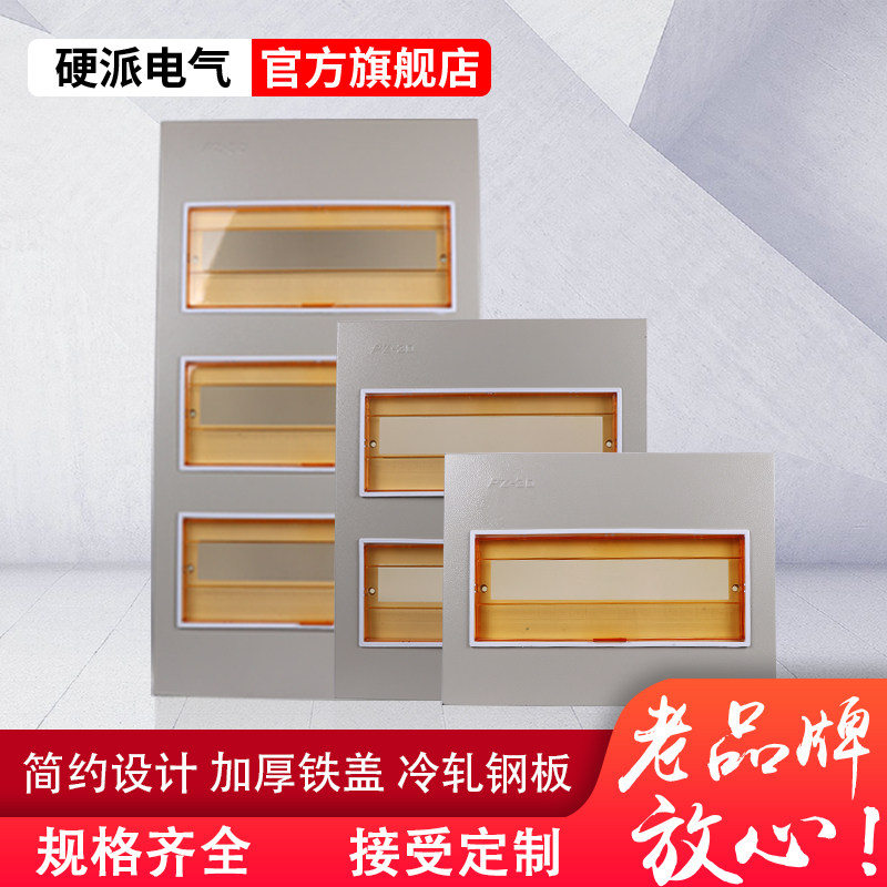PZ30 distribution box iron panel 12 15 18 20 24 30 loop single and double row concealed electrical box cover cover