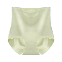 Catman High Waist Underwear Womens Tummy Control Postpartum Shaping Seamless Waist Thin Buttocks Triangle Briefs