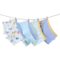 Catman childrens boys underwear pure cotton medium and large boys boxer shorts summer thin style