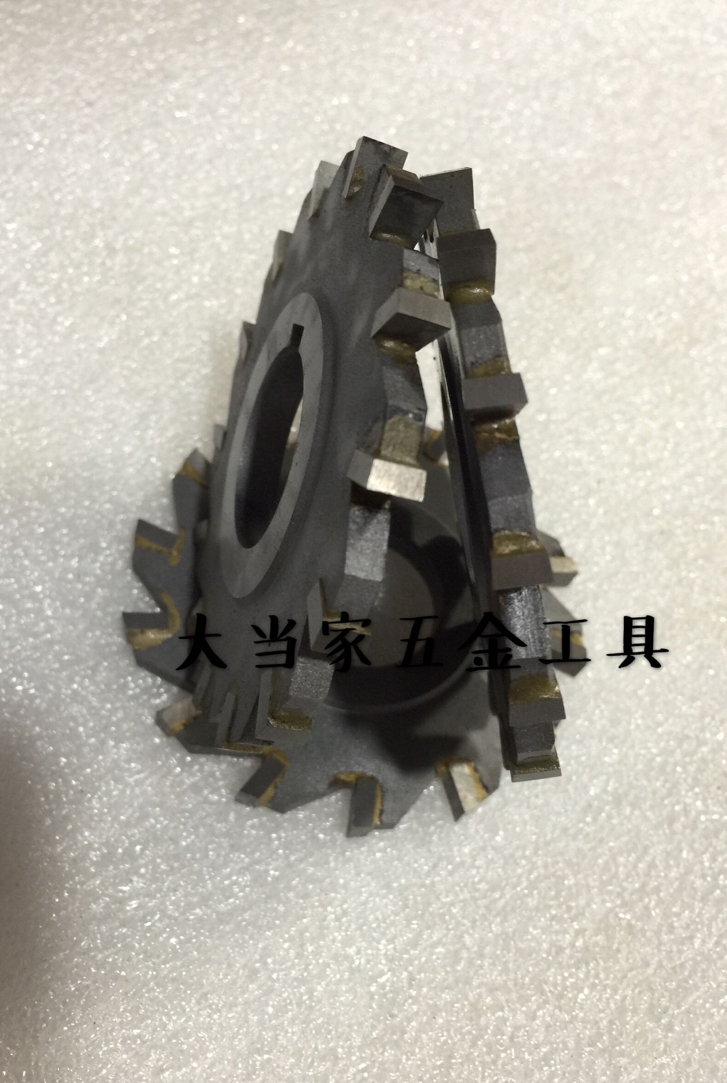 Disc Milling Cutter Welding 1 0 0 x 1 0 inlaid carbide tungsten steel YW2 Material three-edge milling cutter Non-standard to do
