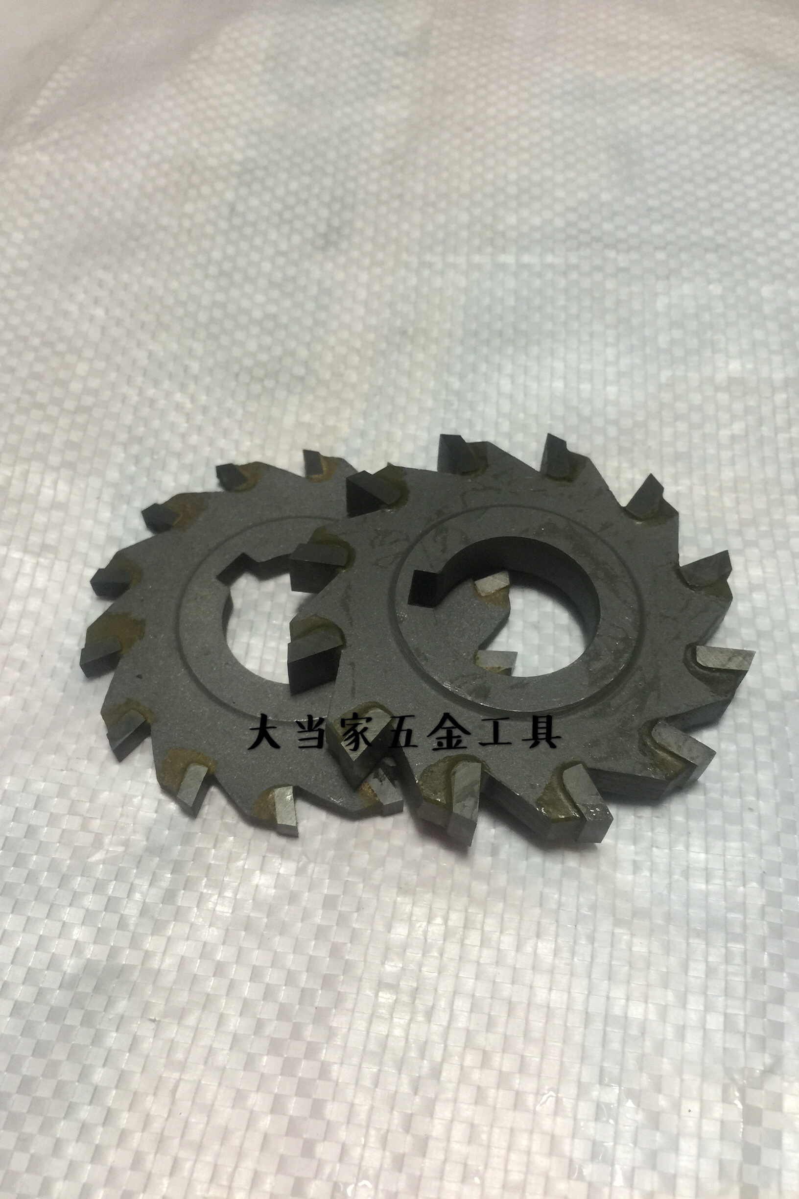 Ф80x3-20 Thick inlaid carbide tungsten steel three-sided blade saw blade milling cutter Disc milling cutter Welding welding edge milling cutter