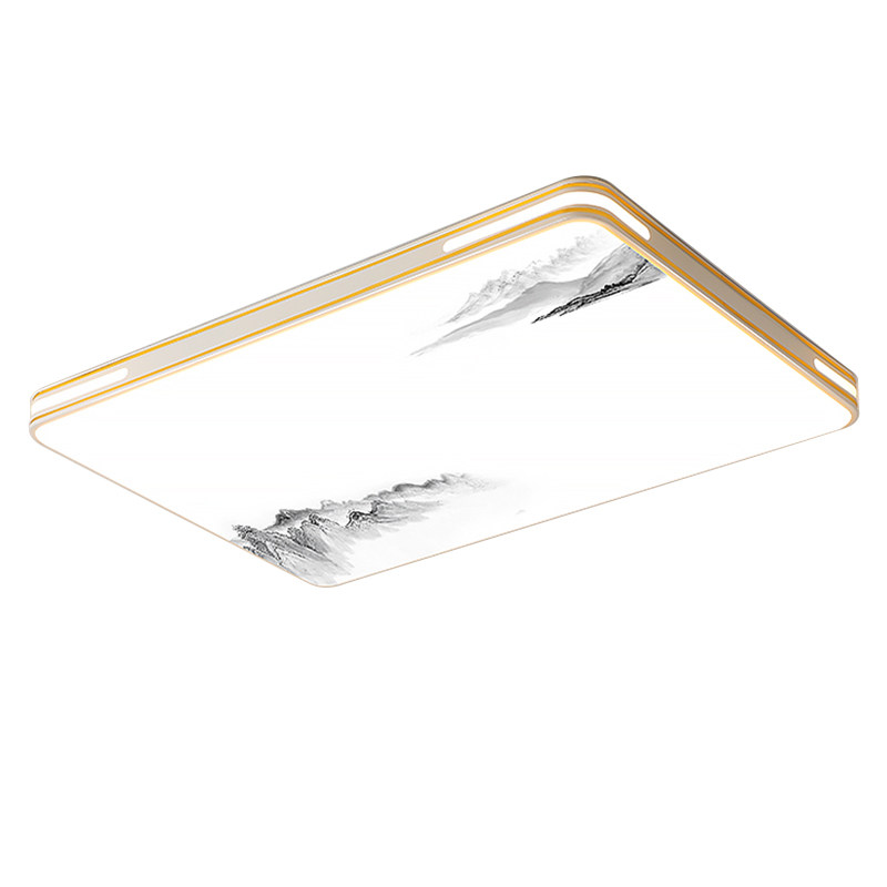 Living Room Main Light 2025 New Model New Chinese Style Led Ceiling Light Modern Simple Hall Light Full Spectrum Zhongshan Lighting Fixtures