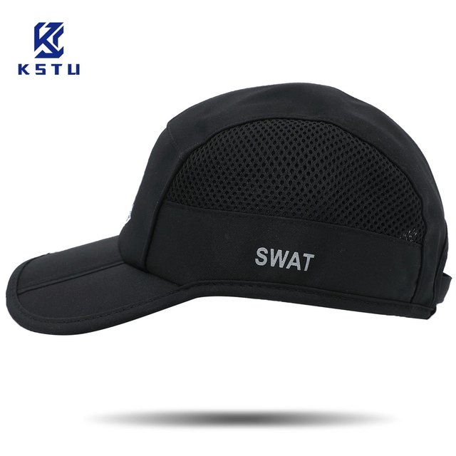 KSTU tactical four-season waterproof service peaked cap training tactical short brim iron riding folding hat ນອກ