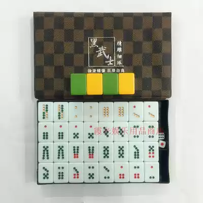 Black samurai multi-color Pai Jiu dominoes Pai nine 30 push card nine top cattle day nine nine cards
