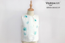 Yazan Cartoon Printed Warm Waistcoat Spring Autumn Hans Cash Jacket Cotton Vest Infant Casual Jacket Sleeveless Jacket