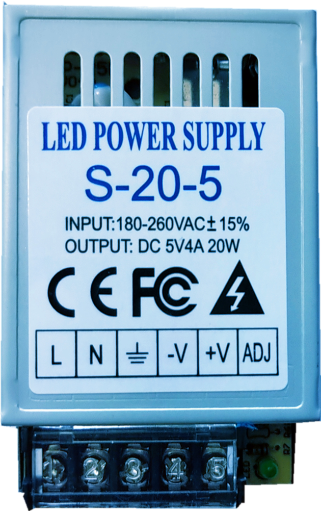 Ultra thin power supply S-20-5 led machine device Display 5V4A20W Changed Electric window screen switching power supply
