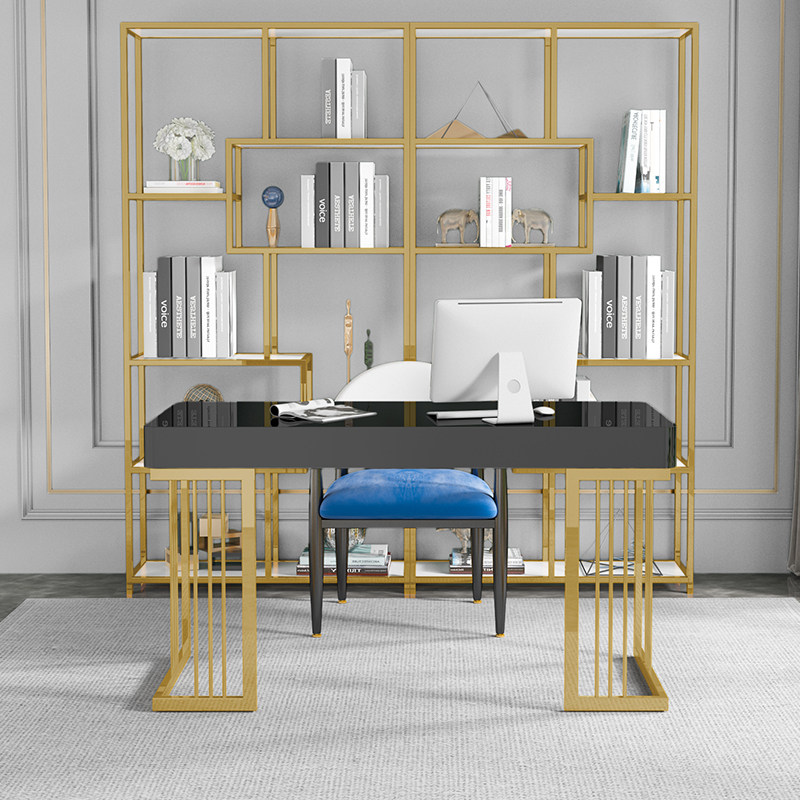 Post-modern luxury modern simple computer desk desk home net red live beauty salon consultation reception table