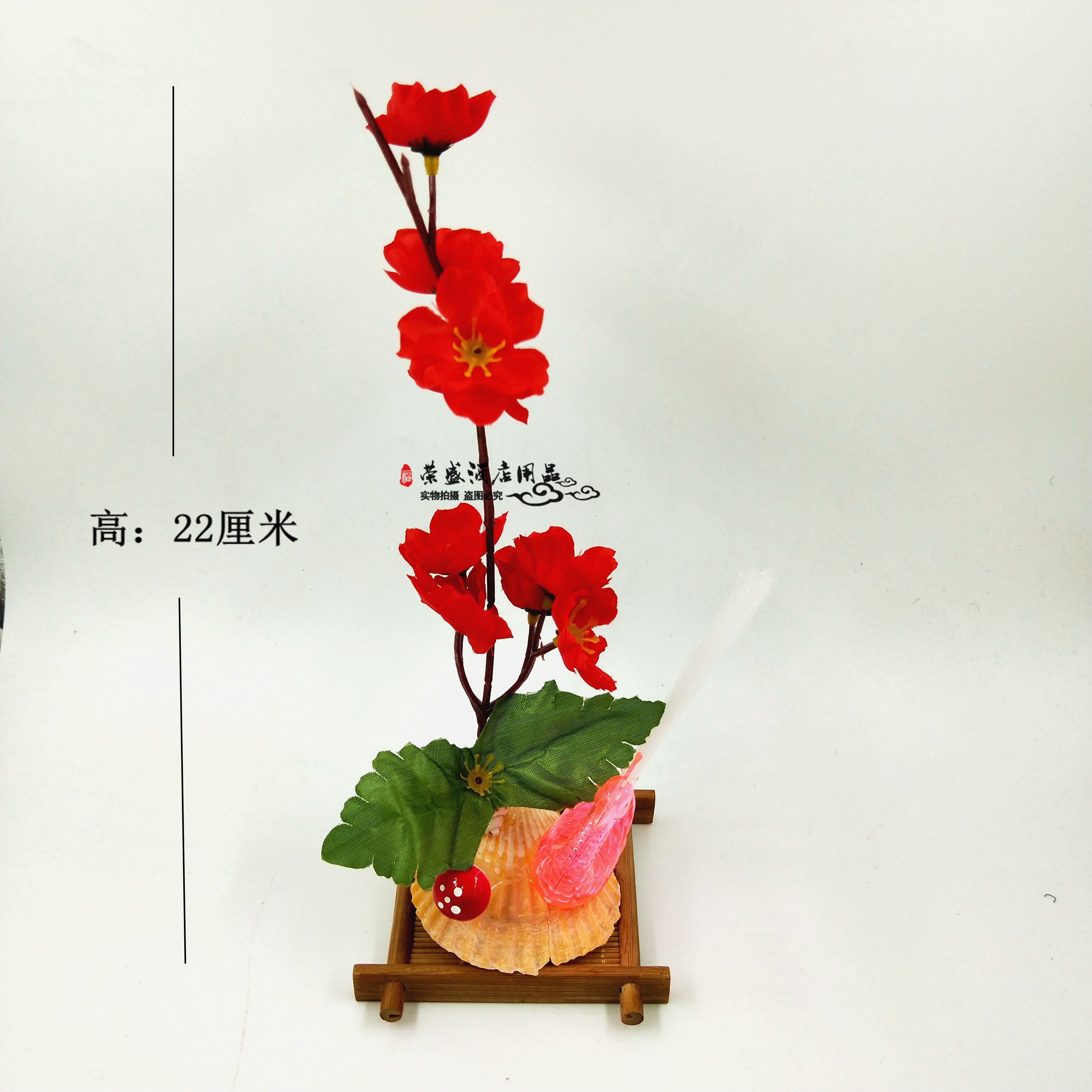 Hotel dishes decorated flower Japanese cuisine with dining restaurant dishes, simulated flower flower