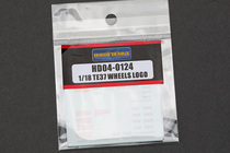 HobbyDesign water paste 1 18 TE37 rim dedicated LOGO water paste HD04-0124