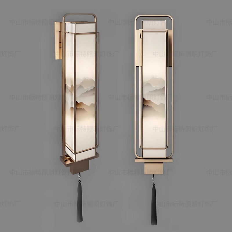Modern New Chinese Style Wall Lamp Hotel Living Room Decorative Wall Lamp Bedroom Bedside Lamp Iron Art Study Creative Personality Wall Lamp Modern New Chinese Style Wall Lamp Hotel Living Room Decorative Wall Lamp Bedroom Bedside Lamp Iron Art Study Creative Personality Wall Lamp