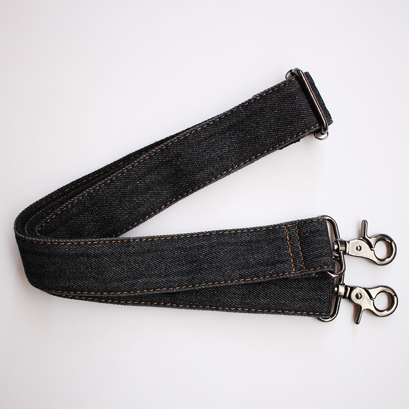 Men's and Women's Black Denim Bag with Long Shoulder Strap, Single Shoulder Crossbody Strap, Vintage Denim Backpack, Double Shoulder Strap Accessories Men's and Women's Black Denim Bag with Long Shoulder Strap, Single Shoulder Crossbody Strap, Vintage Denim Backpack, Double Shoulder Strap Accessories