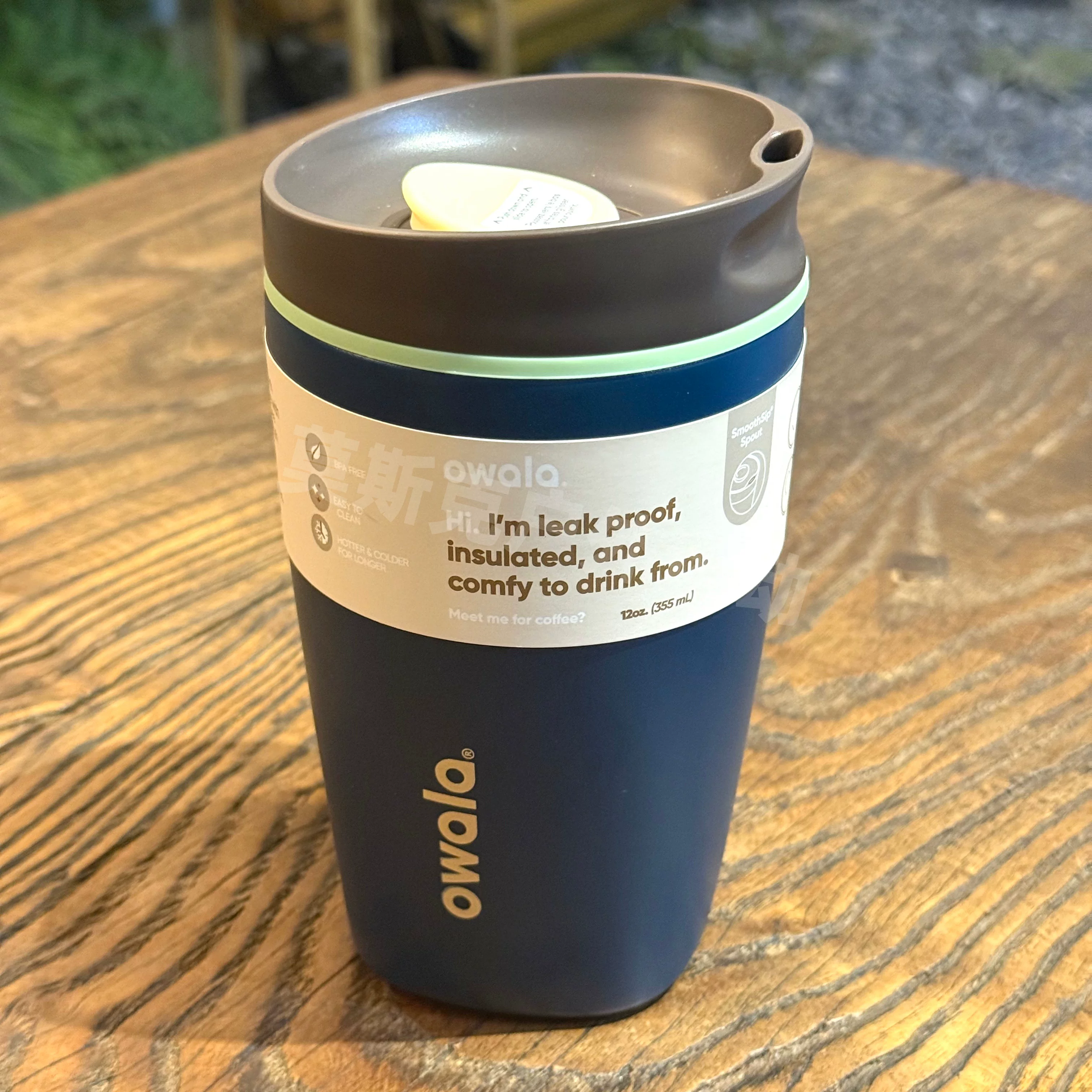Кружка-термос Owala Smoothsip Slider 12OZ/20OZ, спортивная чашка для воды, кружка для автомобиля, кружка для кофе