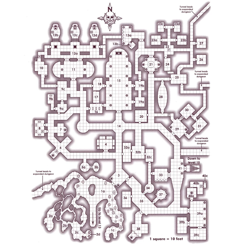 Станция посадки DND 5E Deepwater City Master M14 WaterDeep Dungeon Running Team
