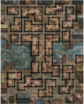 Board game Post Pathfinder Mat Slum pioneers Slum district B chessboard] running group War chess customization