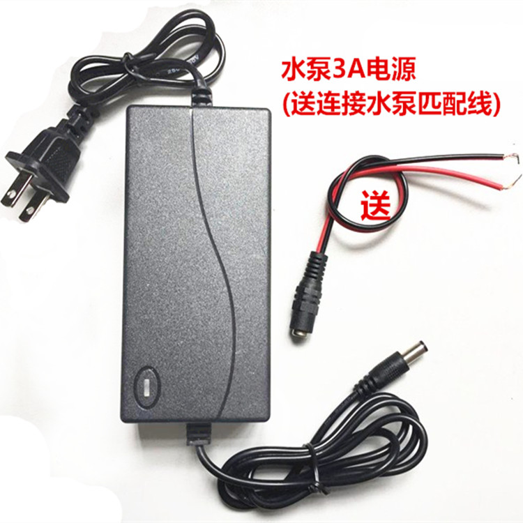 12V3A DC high-power car wash nursery 12V volt sprayer water pump 220v conversion 12V power charger