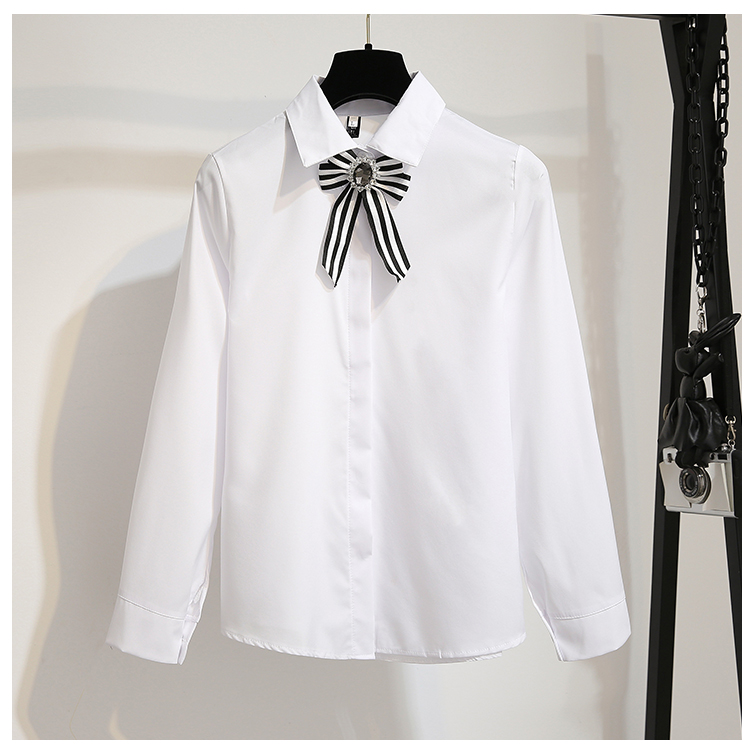 VK旗艦店 韓國風蝴蝶結裝飾百褶套裝長袖裙裝