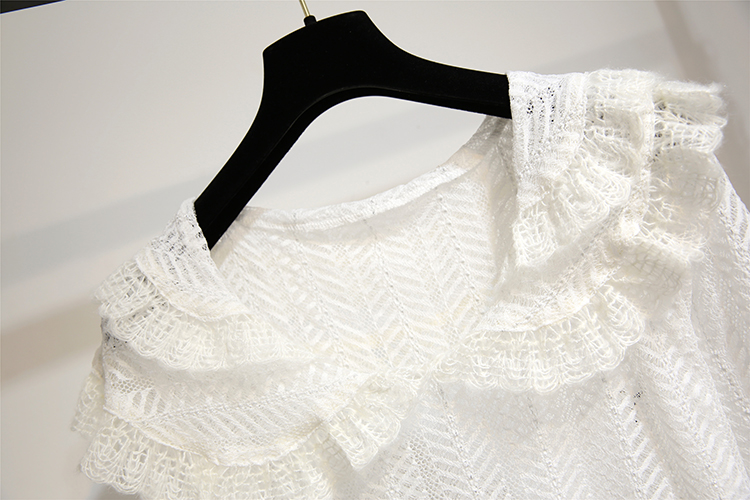 VK旗艦店 韓系蕾絲衫名媛魚尾半身裙套裝長袖裙裝