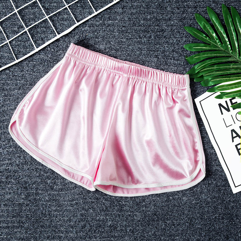 Quần short thể thao nữ chạy sinh viên lỏng eo cao giản dị quần chân rộng chất béo mm kích thước lớn nhà ngủ quần nữ mùa hè thời trang nữ 2021