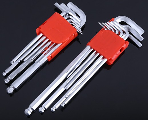 9-piece set for the inner hexagon wrench