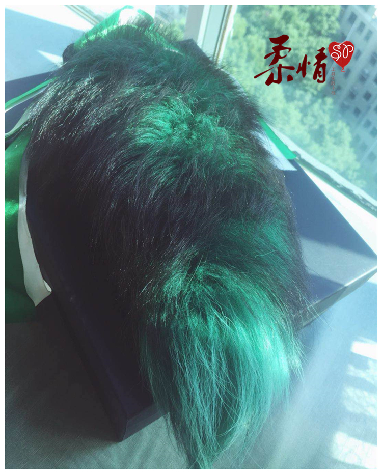 Aurora Green] Tenderness hand-made new product anal plug tail small trumpet sex toys private room selfie little fairy photo