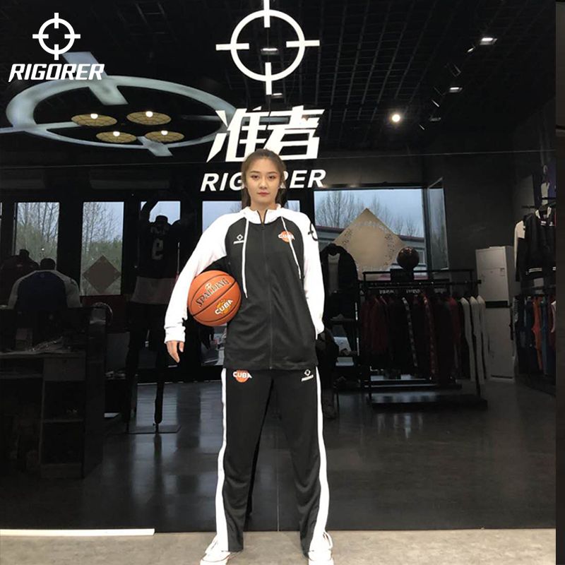 The prospective CUBA sponsored breasted pants sports pants cardigan hooded coat quick-release outfits training running basket suit