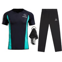The accurate basketball referee uniform suit (the same style sponsored by CUBA) comes with a whistle high waist and no belt customized printing