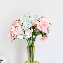 Embroidery ball flower simulation flower shoot nail hands decorated piece fake flowers in photography background