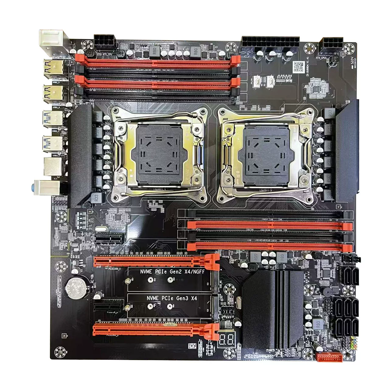 Материнская плата X99 DDR4 с двойным каналом поддерживает процессор E5-2650, LGA2011-3 настольная материнская плата