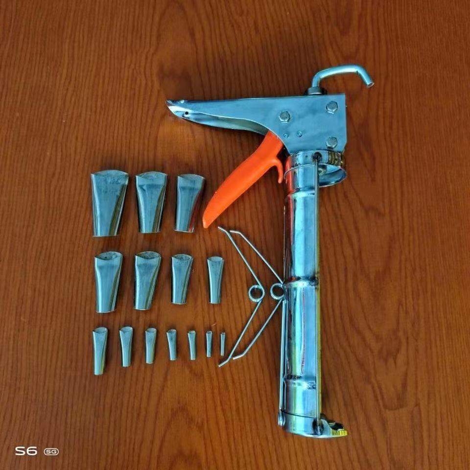 Bubumo modified six bearing reinforced Jinmao 117 glue gun easy and durable to buy and send stainless steel glue nozzle