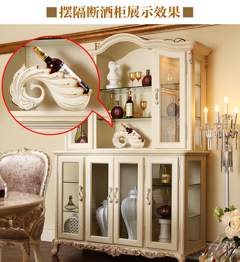 European wine accessories creative I household ceramic table wine rack sitting room place version into gifts