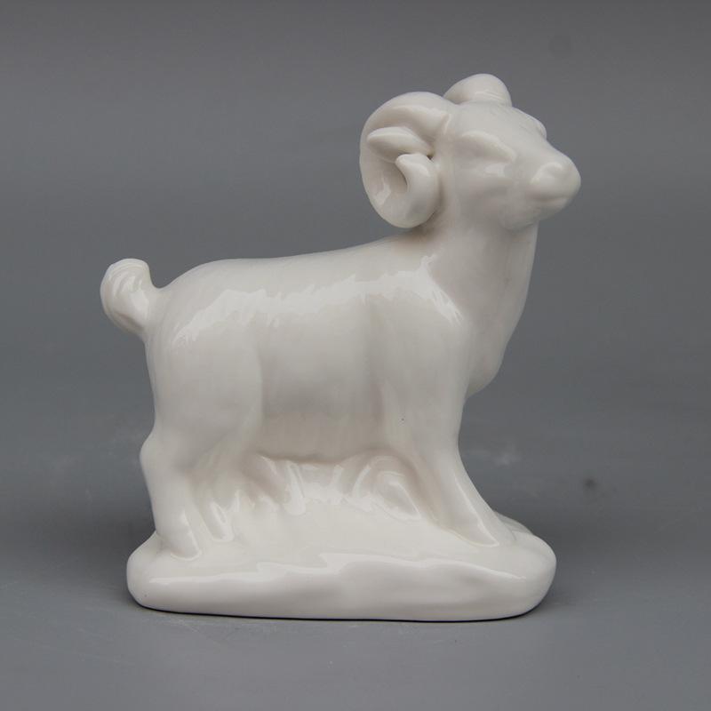Jingdezhen thủ công gốm sứ 12 Zodiac gốm thủ công đồ trang trí đồ trang trí gốm sứ điêu khắc sứ trang trí nội thất