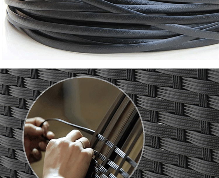 Giải trí giường wicker ghế sofa biệt thự vườn mây sofa vườn ngoài trời mây giường với mái hiên bãi biển ghế nội thất ngoài trời