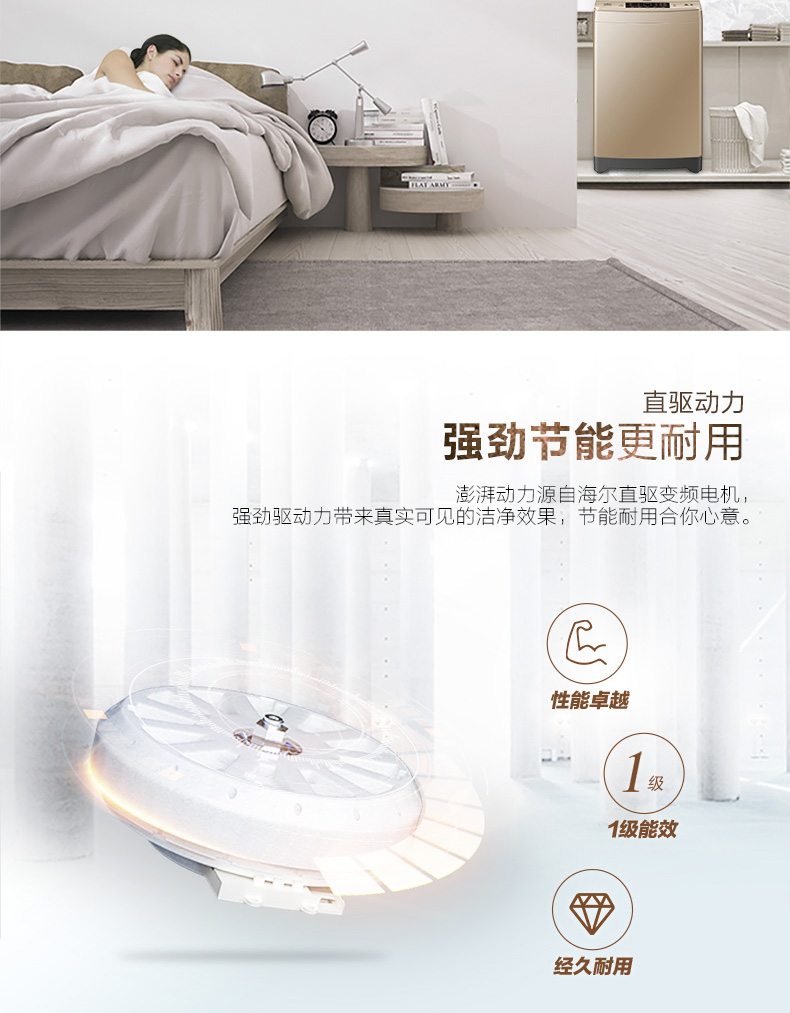 giá máy giặt lg Haier Haier EB100BF959U1 biến tần điện năng thông minh bánh xe máy giặt tự động 10 kg - May giặt máy giặt lg 8kg