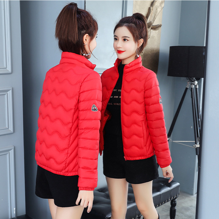 2021 new light cotton coat women's short small slim down cotton clothes student small quilted jacket autumn and winter jacket