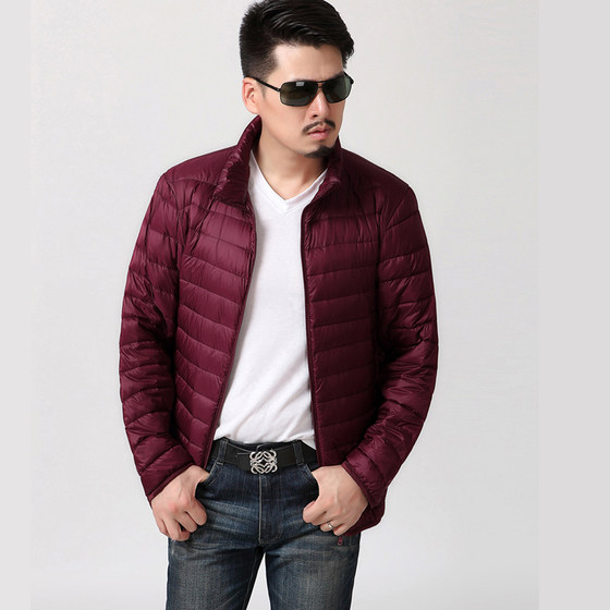 2023 Winter Large Size Men's Down Cotton Jackets Short Lightweight Cotton Clothes Work Clothes Winter Small Cotton Jackets Men's Jackets