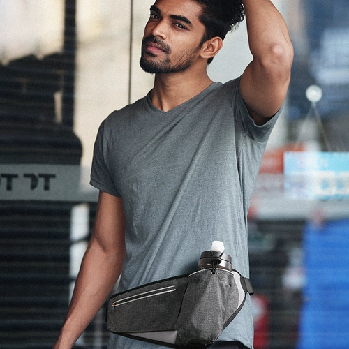 悦步 Спортивная бутылка, универсальная поясная сумка подходит для мужчин и женщин, водонепроницаемое дорожное невидимое снаряжение для спортзала, для бега