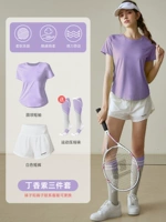 Комплект, белые шорты для спортзала, 3 предмета