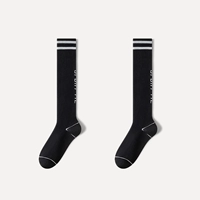 Shuangbao Black Professional Yoga Sports Running Chun Cotton Socks