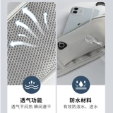 Спортивная поясная сумка, сумка через плечо, портативный невидимый мобильный телефон, прочная водонепроницаемая сумка на одно плечо для спортзала, мужская нагрудная сумка, для бега