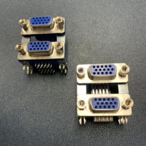 FOXCONN DV11251-H5V9-4F double VGA hole blue green 90 degree curved foot