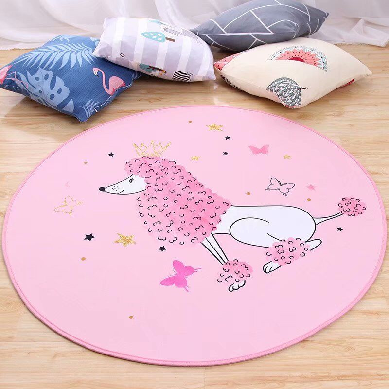 Phòng trẻ em mẫu giáo hoạt hình anime giỏ tròn xoay ghế máy tính ghế thảm bé lều bò mat - Thảm thảm lót sàn