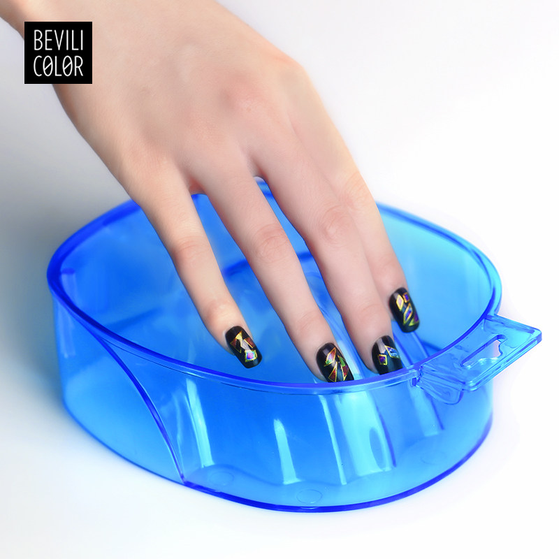 美甲泡手碗美甲工具软化死皮卸光疗甲油胶洗甲水容器护理用品
