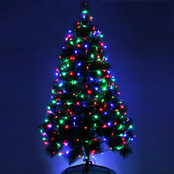 Led Colorful Lights Christmas Tree Ornaments Christmas Decoration Snowflake Light String 2023 New Christmas Decorations