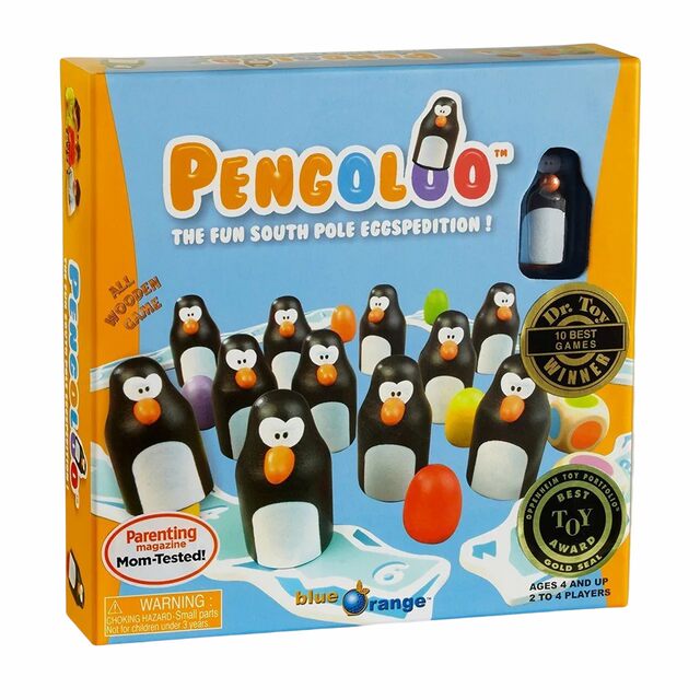 American Blue Orange Antarctic Little Penguin Pengoloo Family Children's Board Game Memory Training Matching