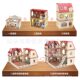 Children's Play House Villa Set Toy Forest Animal Family Figurines Girl's Play House Toy Model