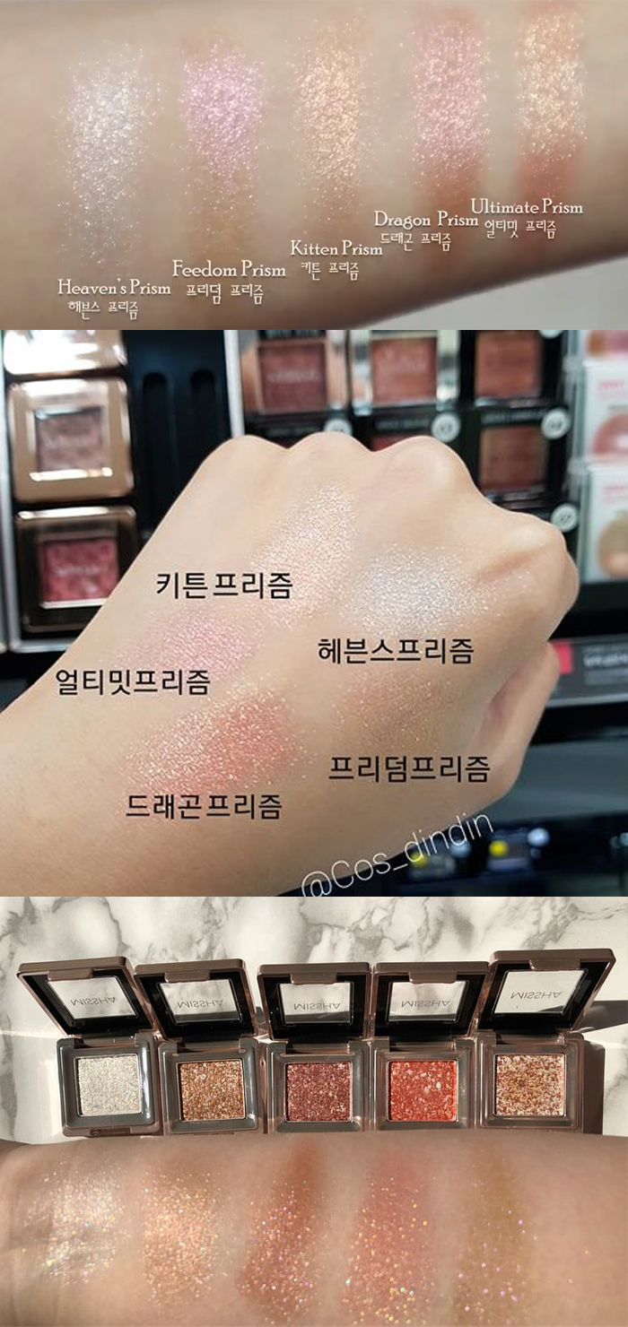 Missha / Mystery vẫn pha trộn màu ngọc trai long lanh lớn bóng mắt đơn sắc 2019 mới - Bóng mắt phấn mắt peach c