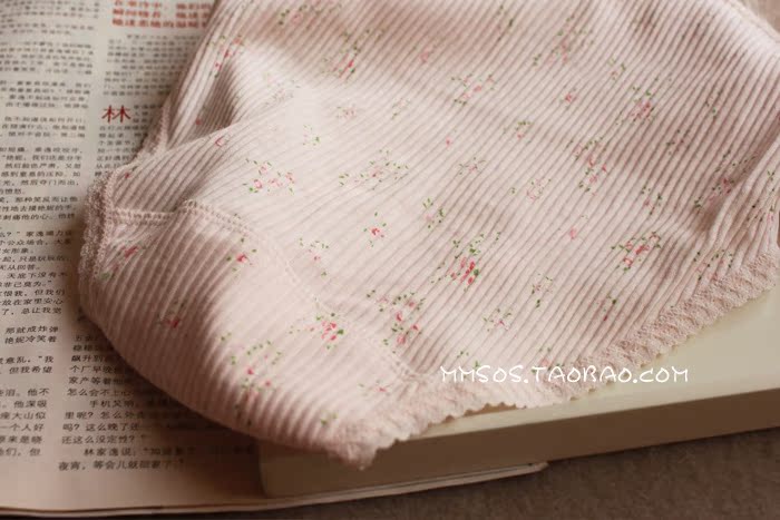 5 miếng 100% cotton đồ lót cotton cao eo cao kích thước lớn phụ nữ liền mạch ren Nhật Bản thoáng khí quần lót bé gái