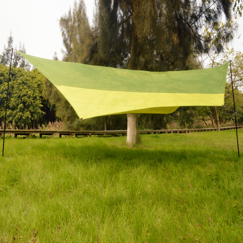 Sky-screen tent outdoor super-rain-proof windproof sunscreen for many people camping self-driving tours ultra-light days