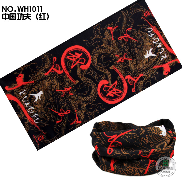 Nữ thể thao ngoài trời bib nam người bạn xe đạp liền mạch ma thuật headband cao độ ẩm đàn hồi thấm hút khăn quàng cổ - Kerchief / Earflap khăn trùm đầu nam