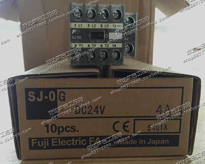 New original Fuji electromagnetic contactor SJ-OG SJ-0G 4A (1NO) 24VDC now